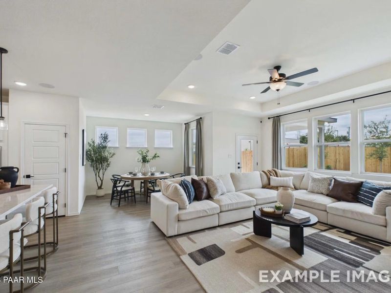 Furnished interior view inside a new home in North Ridge at Pronghorn Ranch, Prescott Valley (Image 7).
