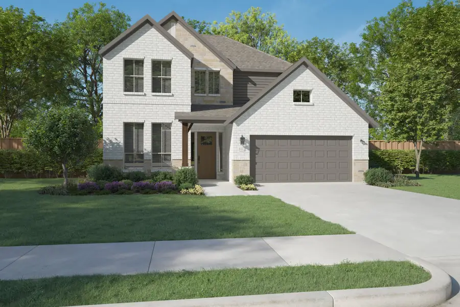 Representative exterior photo of a completed home built from the Anatole by Centre Living Homes in Haven Ranch, Waxahachie, TX (Image 3).