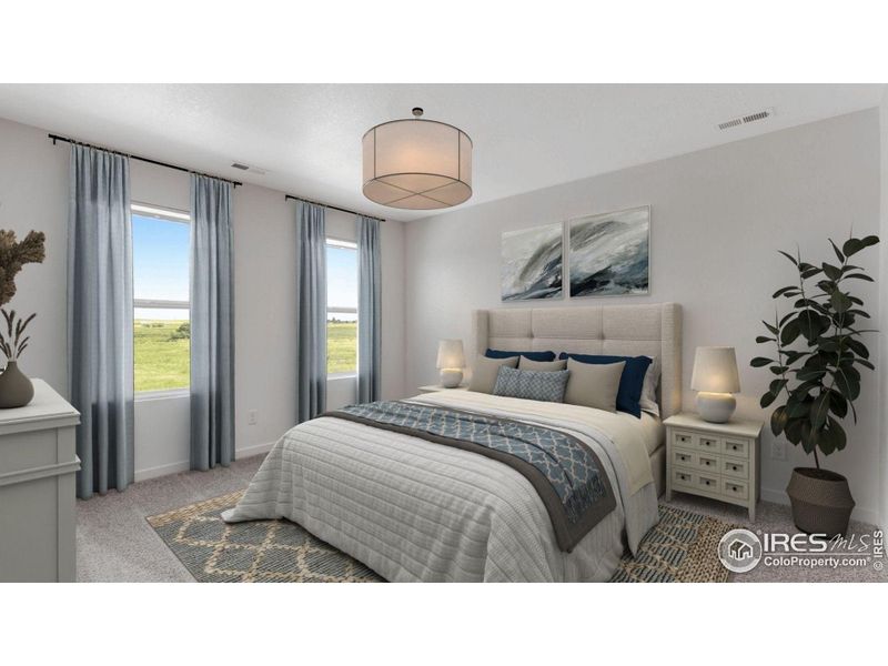 Furnished interior view inside a new home in Vista Meadows, Fort Lupton (Image 12).