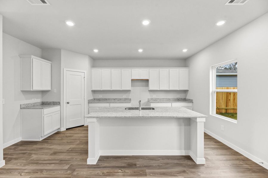 Furnished interior view inside a new home in Crockett Meadows, Cut and Shoot (Image 7).