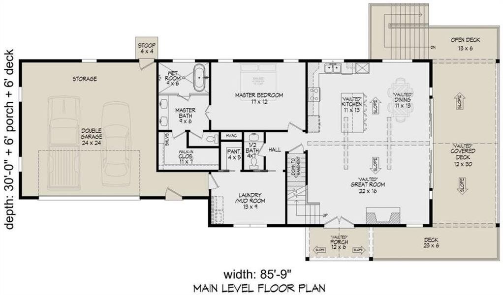 2D floor plan layout of this home in , Ranger, GA (Image 4).