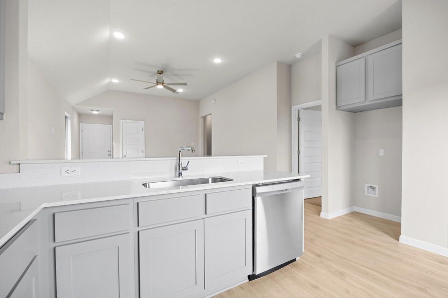 Furnished interior view inside a new home in Trinity Ranch, Elgin (Image 8).