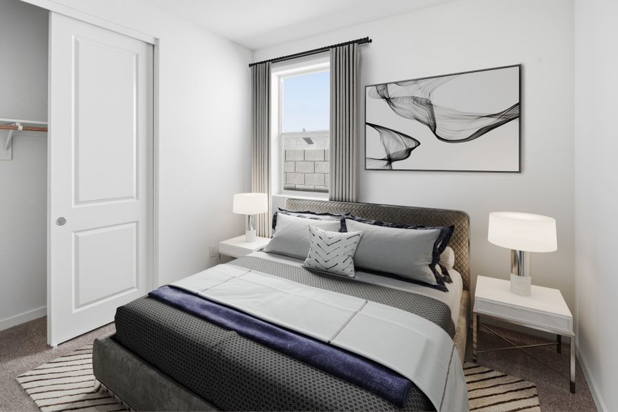 Furnished interior view inside a new home in Willows at Bella Vista Farms, San Tan Valley (Image 12).