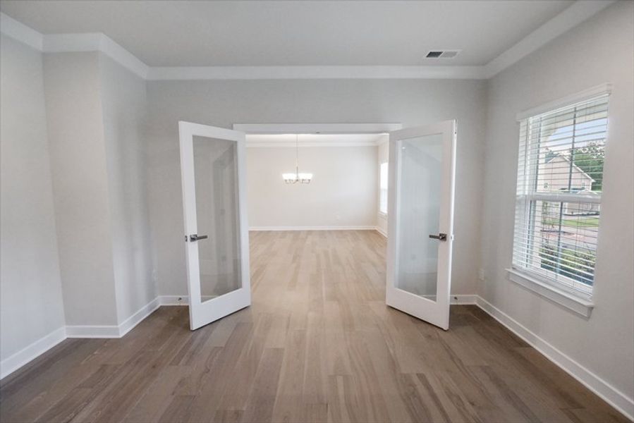 Spacious, unfurnished interior of a new home in Everly Estates, Spartanburg (Image 14). Spacious, unfurnished interior of a new home in Everly Estates, Spartanburg (Image 14).