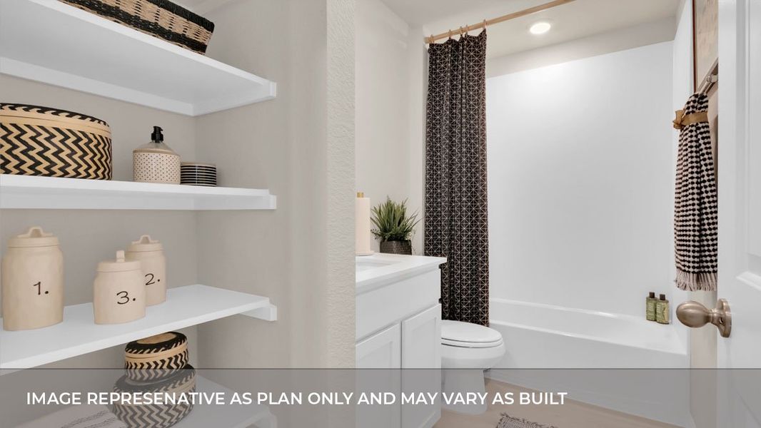 Furnished interior view inside a new home in Thunder Rock, Marble Falls (Image 5).