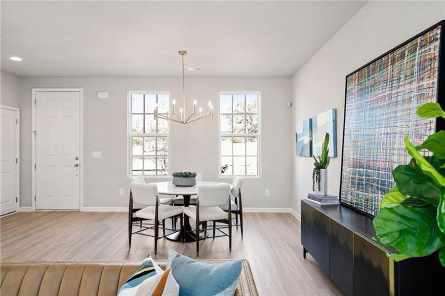 Furnished interior view inside a new home in Harmony, Auburn (Image 47).