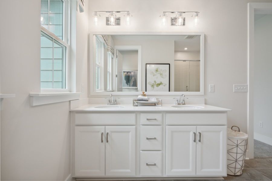 Representative furnished interior of a home built from the Boyd by Tri Pointe Homes in Seven Oaks, Belmont (Image 38).