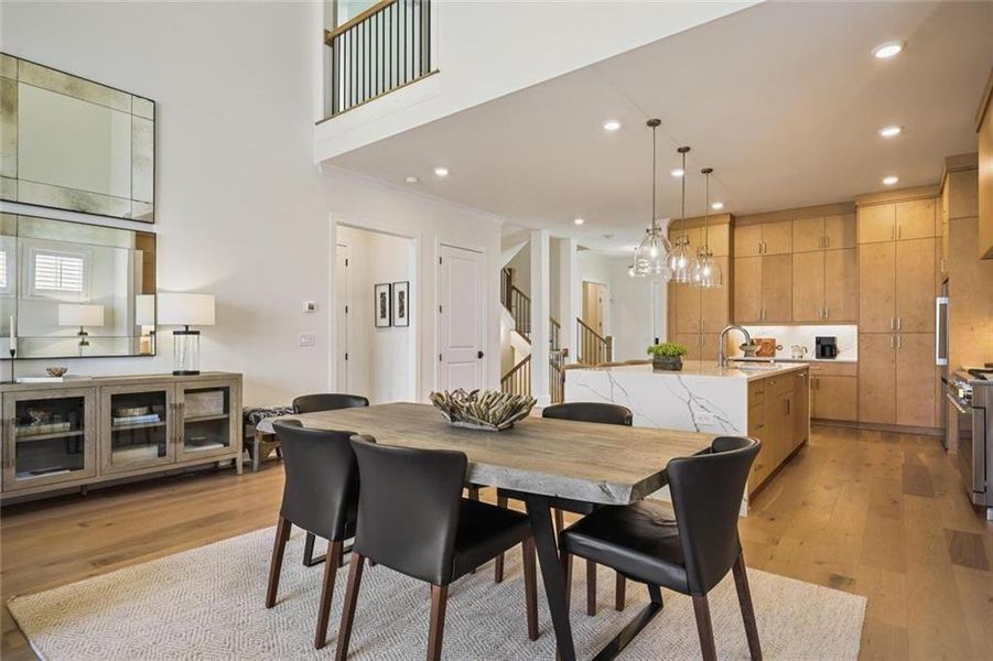 Furnished interior view inside a new home in Waterside Single Family, Peachtree Corners (Image 30).