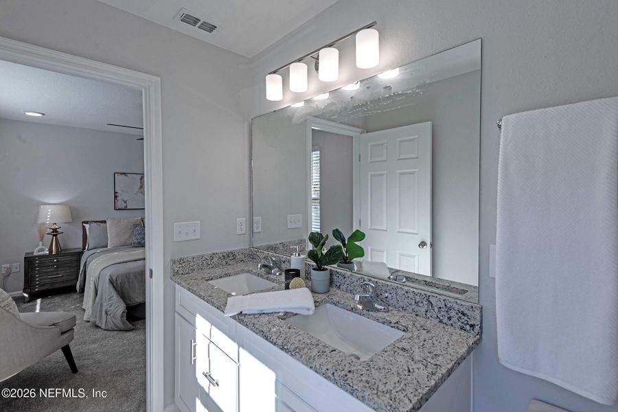 Furnished interior view inside a new home in , Jacksonville (Image 28).