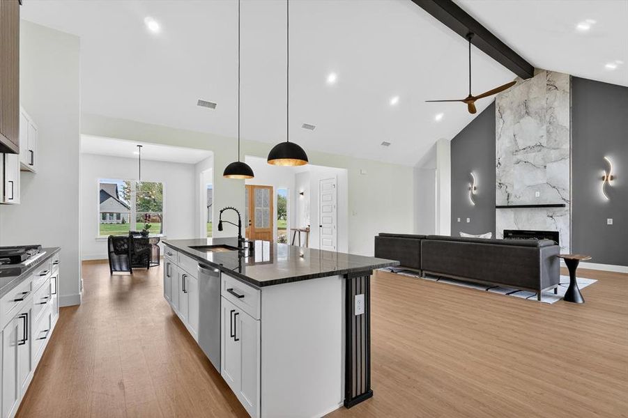 Furnished interior view inside a new home in , Forney (Image 16).