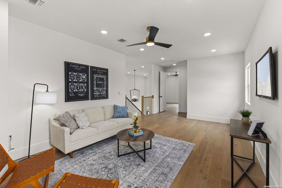 Furnished interior view inside a new home in , Bulverde (Image 19).