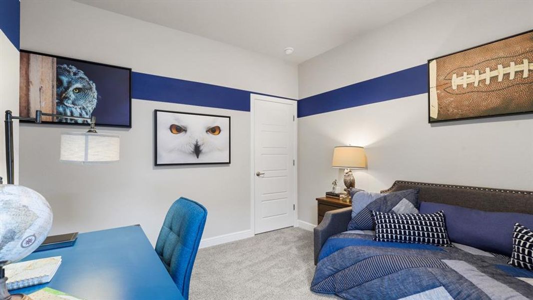 Furnished interior view inside a new home in Bluestem, Rhome (Image 11).