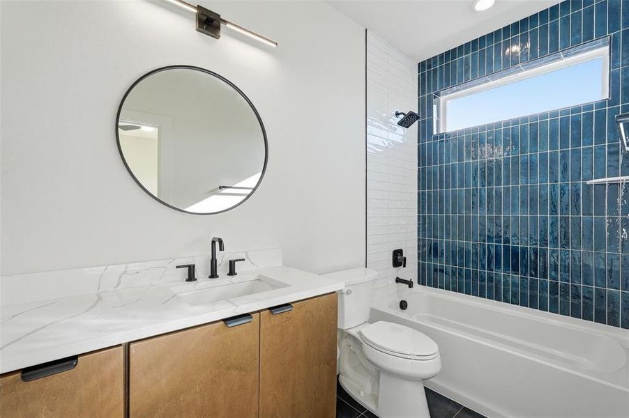 Furnished interior view inside a new home in , Dallas (Image 11).