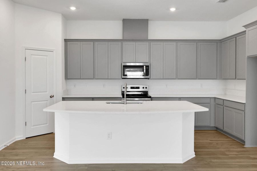 Furnished interior view inside a new home in Amberly, Green Cove Springs (Image 10).