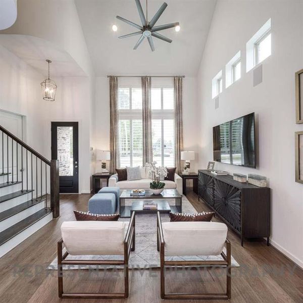 Furnished interior view inside a new home in Bridgeland Central: The Villas, Cypress (Image 26). Furnished interior view inside a new home in Bridgeland Central: The Villas, Cypress (Image 26).