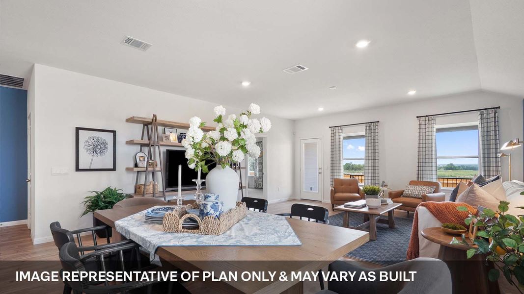 Furnished interior view inside a new home in Monarch Ranch, Manor (Image 14).