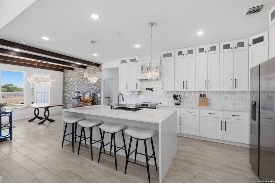 Furnished interior view inside a new home in , Floresville (Image 12).