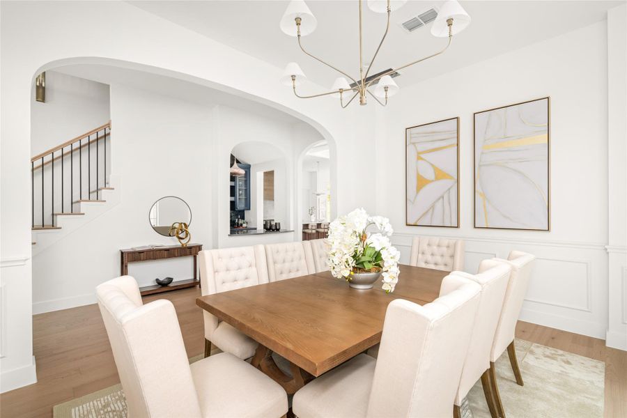 Furnished interior view inside a new home in , Houston (Image 26).