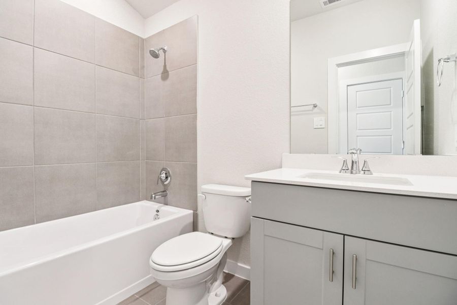 Photo is not of the actual home but is an inspirational photo of builder's model home and may depict options, furnishings, and/or decorator features that are not included.