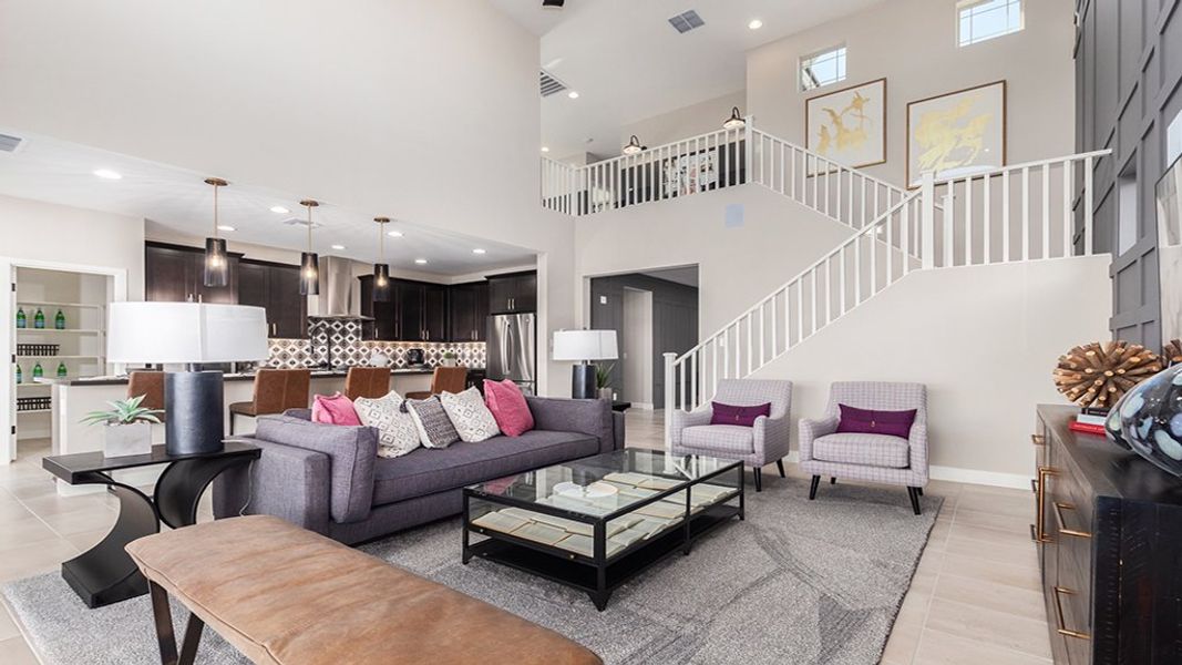 Representative furnished interior of a home built from the Pinnacle by Taylor Morrison in Tierra Montana Encore Collection, Laveen (Image 10). Representative furnished interior of a home built from the Pinnacle by Taylor Morrison in Tierra Montana Encore Collection, Laveen (Image 10).