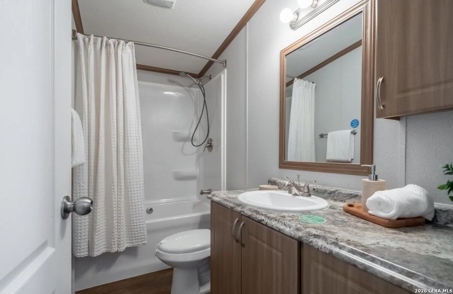 Furnished interior view inside a new home in , Elmendorf (Image 16).