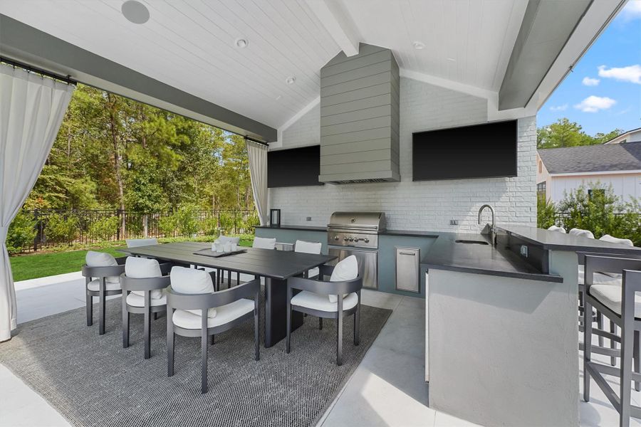 Furnished interior view inside a new home in , Montgomery (Image 8).