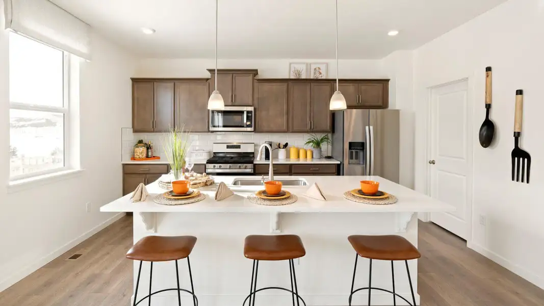 Furnished interior view inside a new home in Jackson Creek, Monument (Image 7).