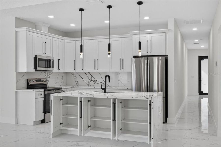 Furnished interior view inside a new home in , Tampa (Image 4).