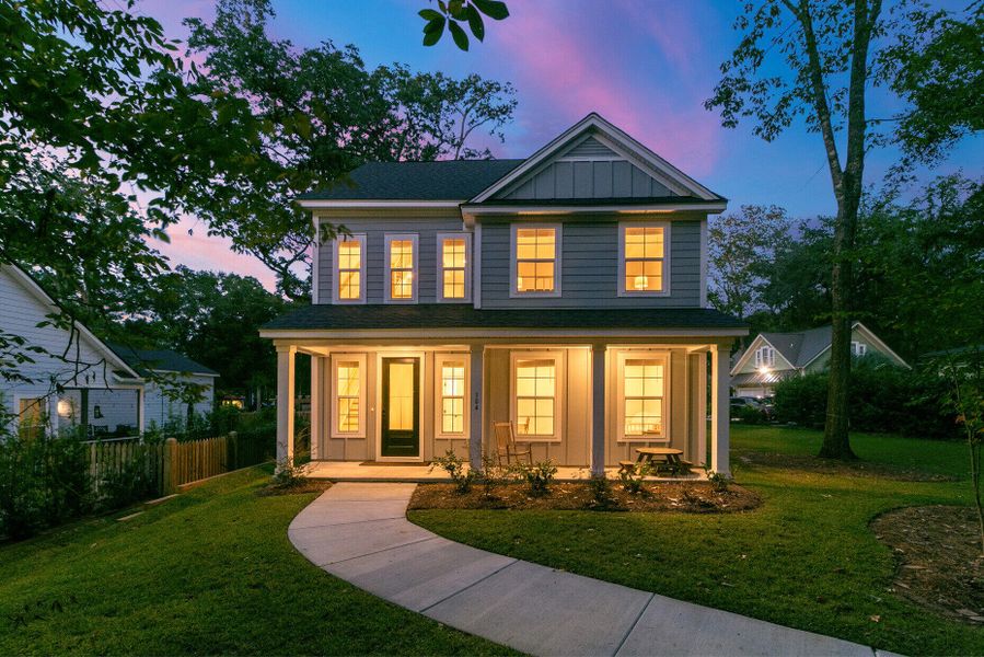 Front exterior of a new home in , Summerville, SC, highlighting curb appeal (Image 1).