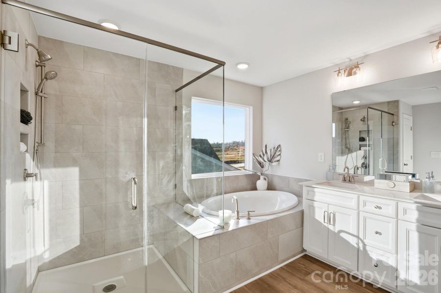 Furnished interior view inside a new home in The Meadows at Laurelbrook, Sherrills Ford (Image 44).
