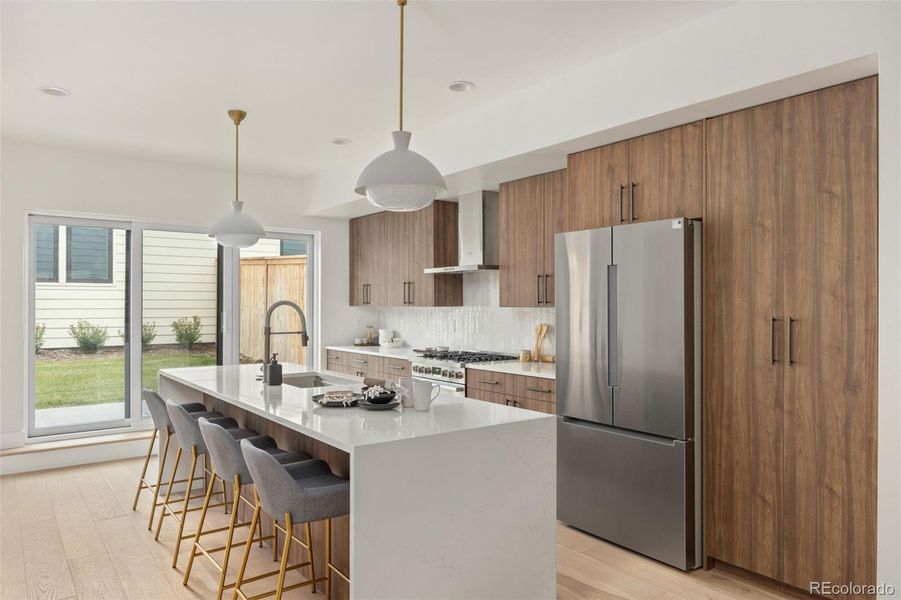 Furnished interior view inside a new home in , Denver (Image 5).