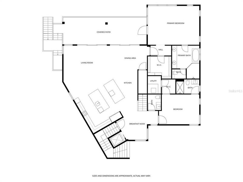 2D floor plan layout of this home in , St. Petersburg, FL (Image 39).