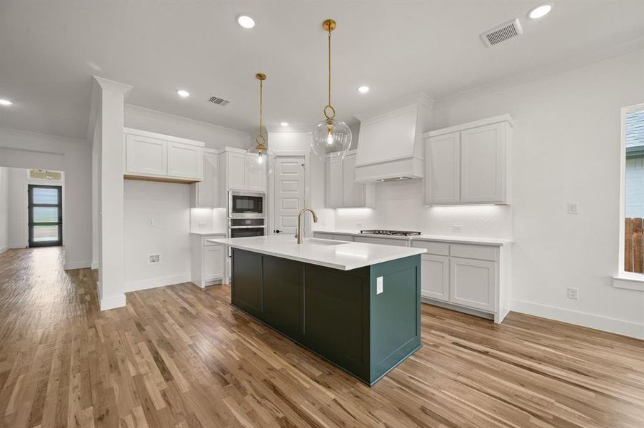 Furnished interior view inside a new home in Parks of Aledo, Aledo (Image 13). Furnished interior view inside a new home in Parks of Aledo, Aledo (Image 13).