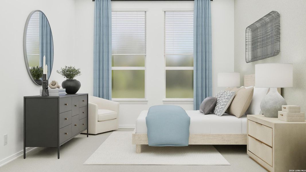 Furnished interior view inside a new home in Gatehouse, New Braunfels (Image 29).