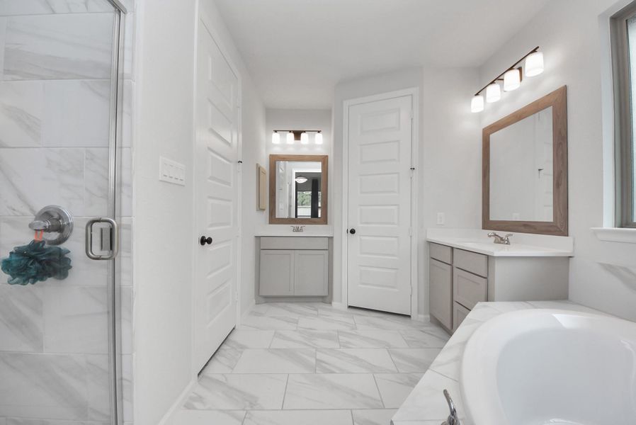 Furnished interior view inside a new home in , Humble (Image 40).