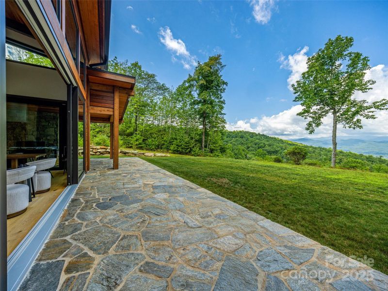 Exterior details and patio area of a home in , Brevard (Image 15).