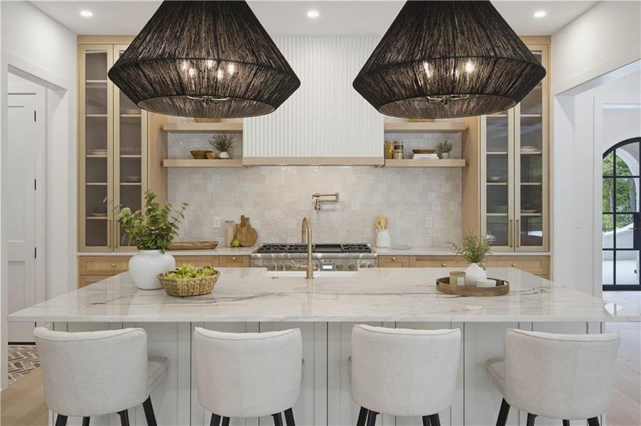 Furnished interior view inside a new home in , Atlanta (Image 78).