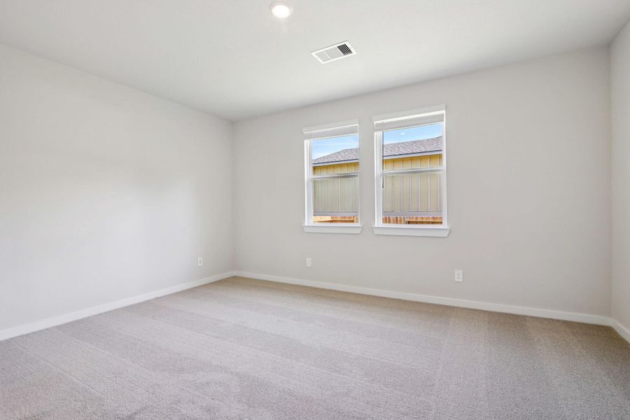 Spacious, unfurnished interior of a new home in Landing Meadows - Traditional Series, New Caney (Image 18). Spacious, unfurnished interior of a new home in Landing Meadows - Traditional Series, New Caney (Image 18).