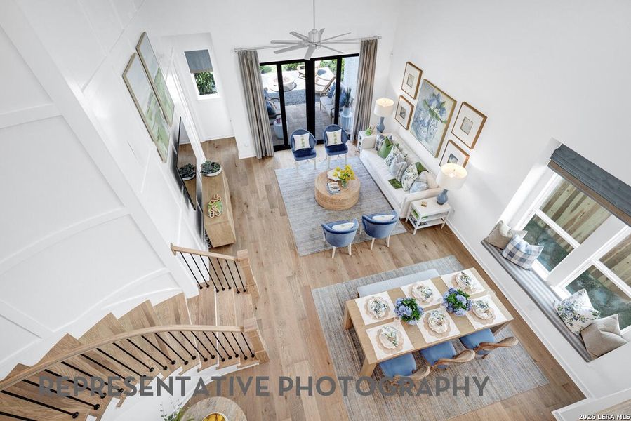 Furnished interior view inside a new home in Davis Ranch, San Antonio (Image 13).