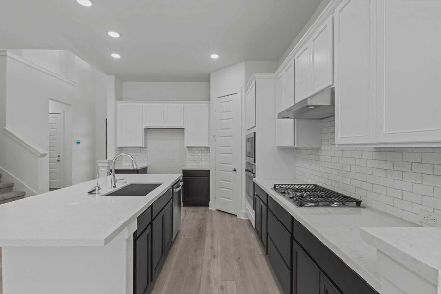 Representative furnished interior of a home built from the Hobson by Chesmar Homes in Buffalo Crossing, Cibolo (Image 5).