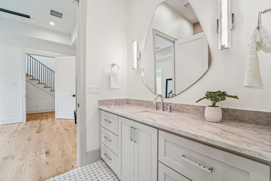 Furnished interior view inside a new home in , Houston (Image 17).