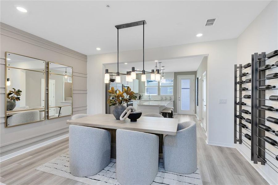 Furnished interior view inside a new home in EverBe, Orlando (Image 14).