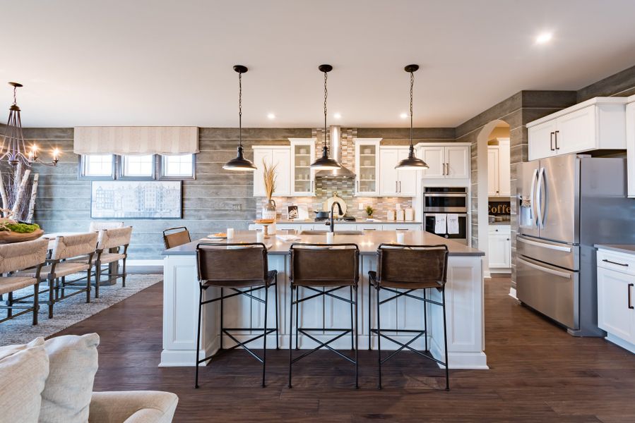 Furnished interior view inside a new home in The Estates and Meadows at Floyds Fork, Louisville (Image 8).