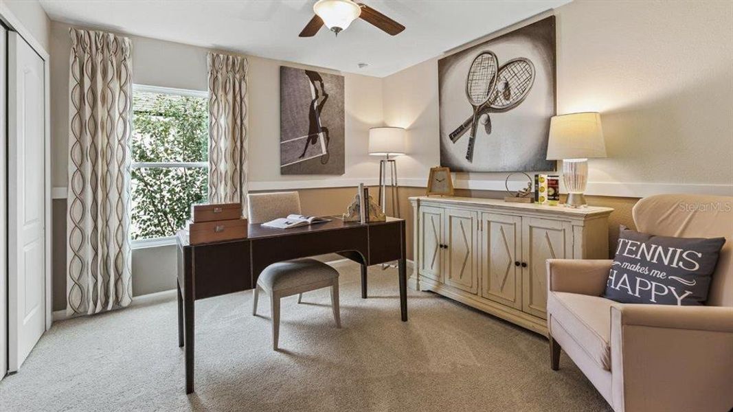 Furnished interior view inside a new home in Sawmill Branch Express, Palm Coast (Image 20).