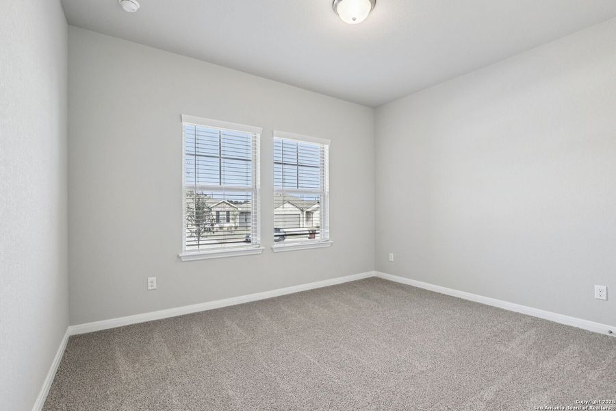 Spacious, unfurnished interior of a new home in Legendary Trails - Classic Series, Cibolo (Image 38). Spacious, unfurnished interior of a new home in Legendary Trails - Classic Series, Cibolo (Image 38).