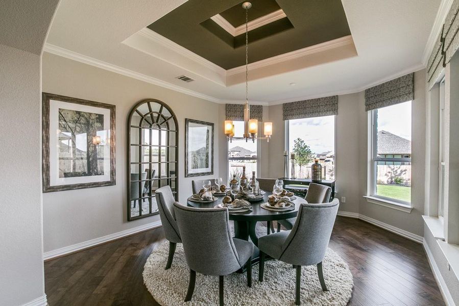 Furnished interior view inside a new home in Marvida, Cypress (Image 13).
