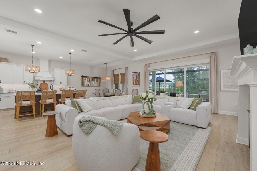 Furnished interior view inside a new home in , St. Augustine (Image 16).
