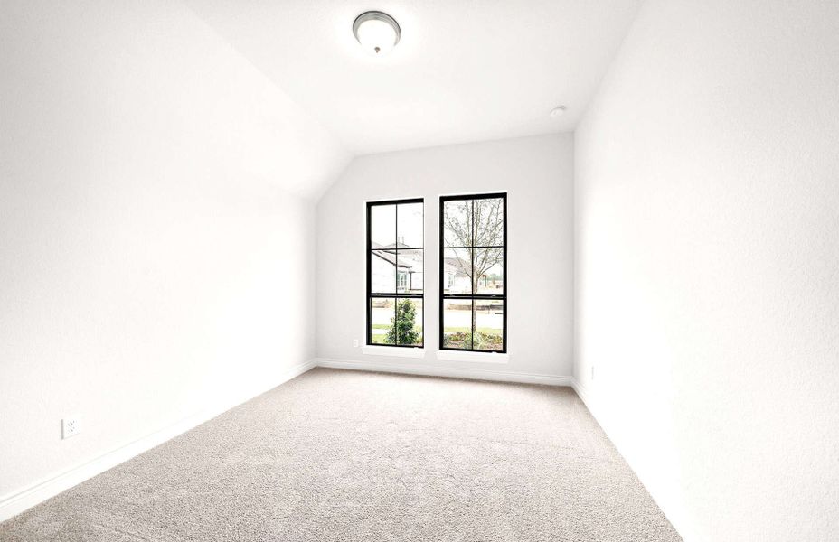 Spacious, unfurnished interior of a new home in Bridgeland 50′, Cypress (Image 30).