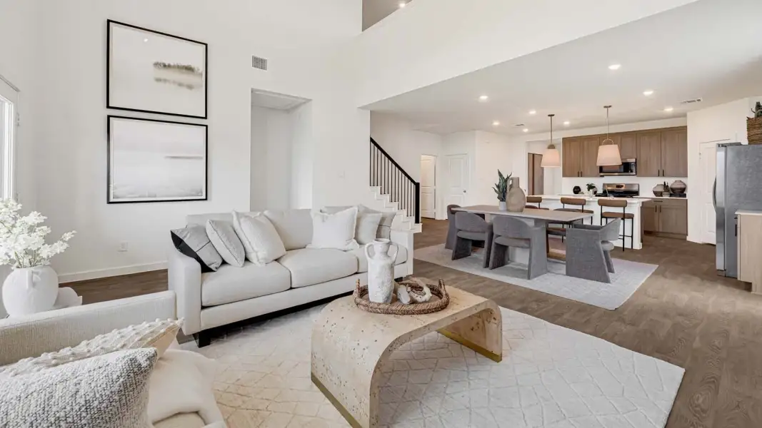 Furnished interior view inside a new home in Evergreen, Rosenberg (Image 10).