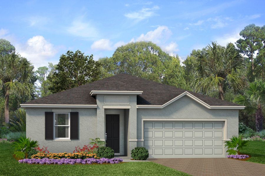 Representative exterior photo of a completed home built from the Aspire by Park Square Residential in Tarpon Bay, Haines City, FL (Image 5). Representative exterior photo of a completed home built from the Aspire by Park Square Residential in Tarpon Bay, Haines City, FL (Image 5).